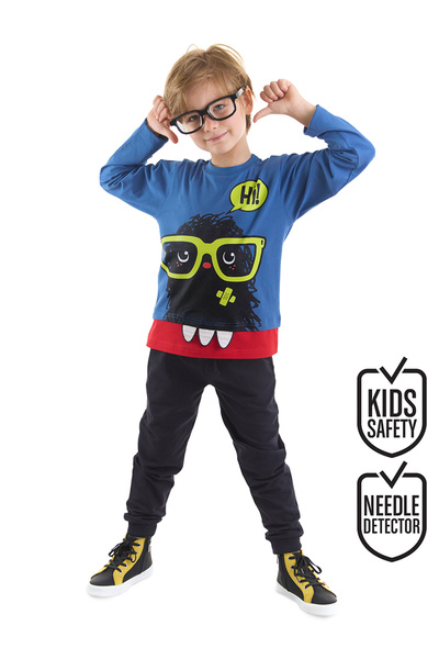 Denokids Hi Monster Boy's T-shirt Trousers Set
