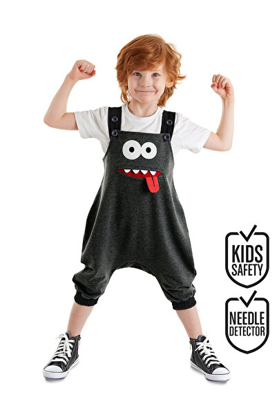 Denokids Zipir Boy's Jumpsuit
