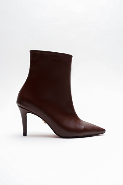 Ayakkabı Ateşi Brown Skin Women's Thin Heeled Shoes Stiletto Deco