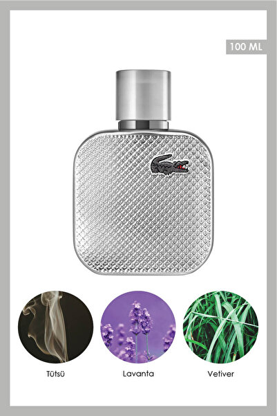 Lacoste L.12.12 Silver Grey EDP 100 ml Erkek Parfüm