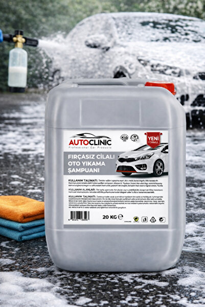 NEWMİX Autoclinic 20kg Fırçasız Cilalı Oto Yıkama Şampuanı
