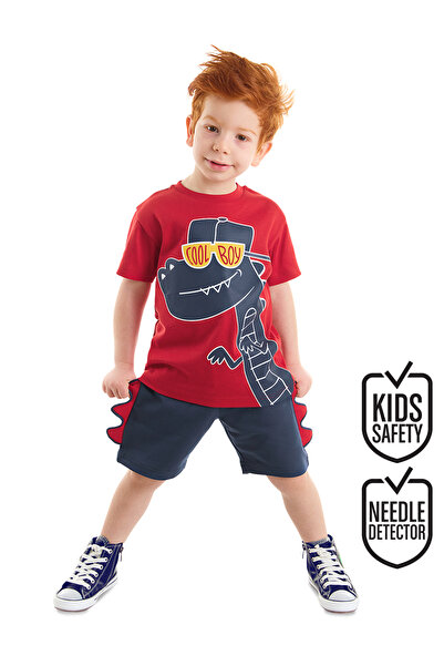 Denokids Set de pantaloni scurți de vară pentru băieți Cool Dino