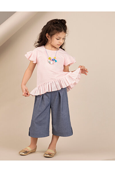 Ollie&Olla Ροζ Nope κοριτσίστικη μπλούζα