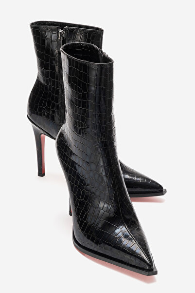 Ayakkabı Ateşi Cizme cu toc subțire, cu talpă de design pentru femei, Yanni, ...