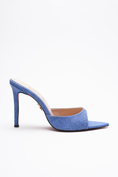 Ayakkabı Ateşi Γυναικείες μυτερές παντόφλες με λεπτό τακούνι Sona Kot