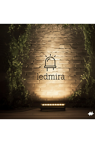 Ledmira 9w - 30cm Gün Işığı Wallwasher Duvar, Minare, Bina Ve Ağaç Boyama