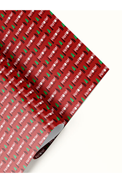 Share the Love Ho Ho Ho Habibi Red Wrapping Paper – UAE-Themed Christmas Gift...
