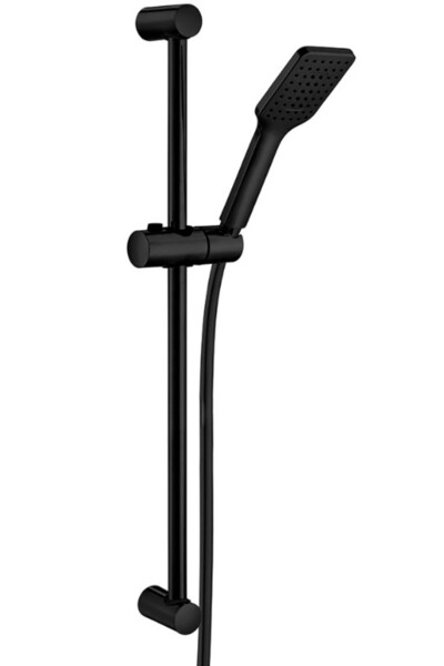 Eca Tiera Banyo Hareketli Sürgülü Duş Seti Üst Takımı Mat Siyah 102146075C1