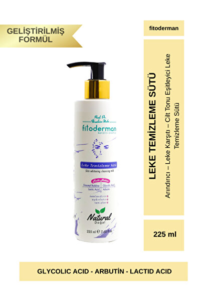 Fitoderman Doğal Gözenek Sıkılaştırıcı Leke Temizleme Sütü 225 ml