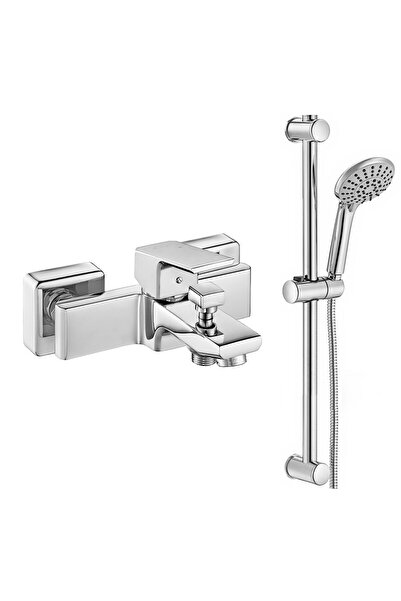 Eca Tiera Banyo Bataryası T-may Çınar Oval Borulu Hareketli Sürgülü Duş Seti ...