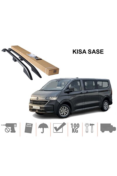 beyaztuning VW Transporter Kısa Üst Port Bagaj Tavan Çıtası 2024 Sonrası Siyah