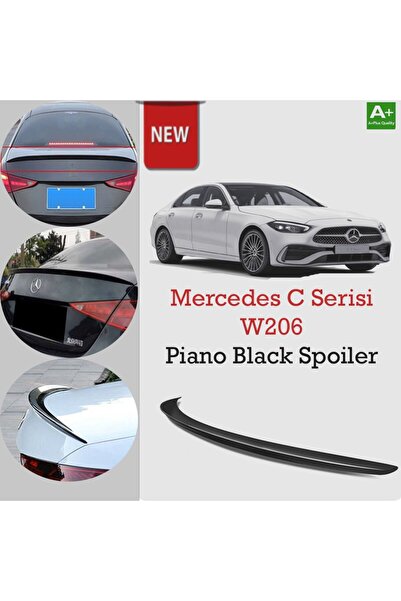 Niken Mercedes W206 Bagaj Üstü Spoiler Piano Black 2020 Sonrası