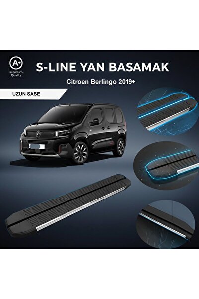 beyaztuning Citroen Berlingo Kısa S-Line Premium Krom Yan Basamak 2019 Sonrası