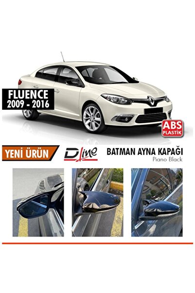 Universal Renault Fluence Yarasa Ayna Kapağı Batman Parlak Siyah Piano Black