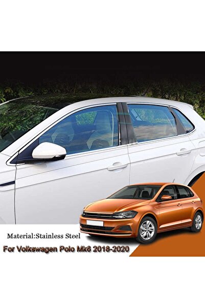 Universal Volkswagen Polo Cam Çıtası Kromu Çerçeve Nikelajı Komple Mk6