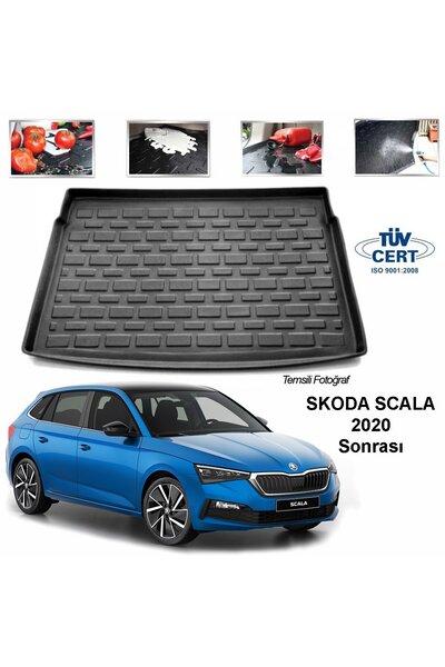 Leader Skoda Scala Bagaj Havuzu Paspası 2020 Sonrası