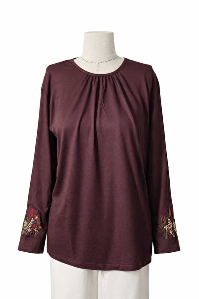 Nacar Moda Bluză din Lycra pentru femei de vârstă mijlocie și peste patru ano...