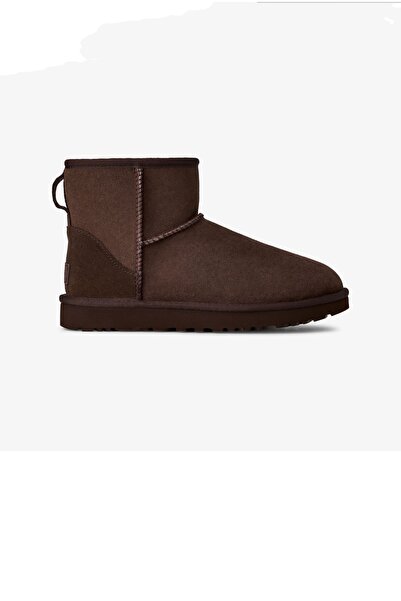 ARDSU Classic Mini Dark Brown Women's Suede Leather Boots