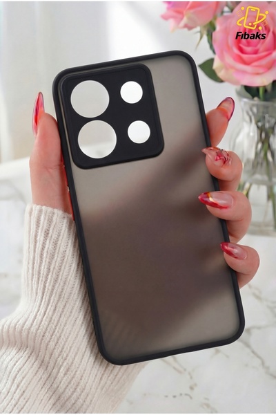 Fibaks حافظة Redmi Note 13 Pro 5G مطفية مقاومة لبصمات الأصابع، غطاء سيليكون م...