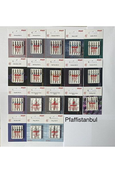 Pfaff İĞNE SETİ 18'Lİ MEGA PAKET