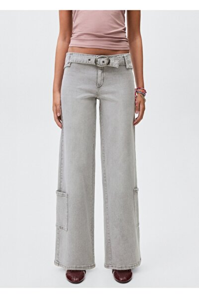 Mango Teen Wideleg tokalı jean pantolon