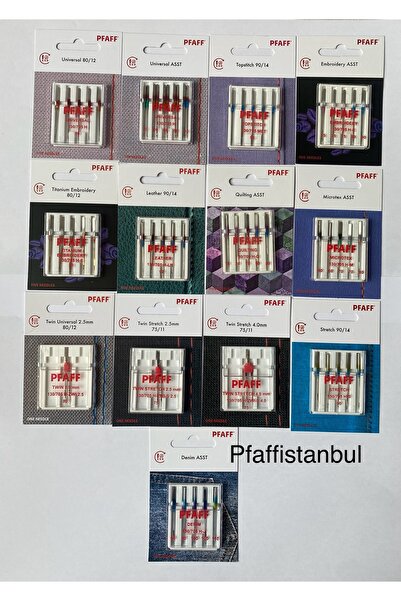 Pfaff Iğne Seti 13'lü Ekonomik Paket