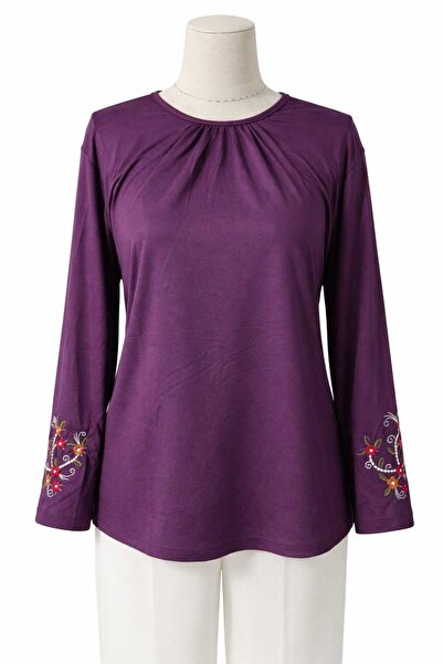 Nacar Moda Bluză din Lycra pentru femei de vârstă mijlocie și peste patru ano...