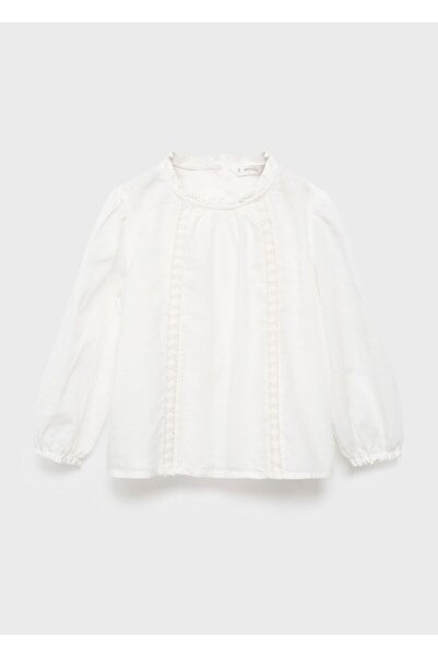 MANGO Baby Blouse Cotton with Embroidery