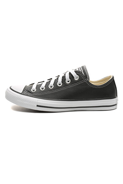 Converse 132174C-K حذاء تشاك تايلور أول ستار الرياضي الجلدي للنساء باللون الأسود