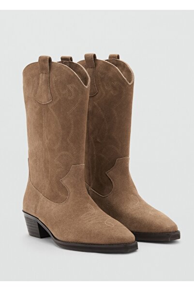 Mango Teen Kovboy tarz deri bot