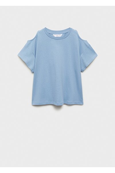 MANGO Kids Μπλουζάκι με κομμένα λεπτομέρειες