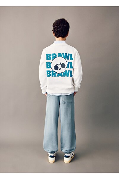 MANGO Kids Pamuklu jogger pantolon