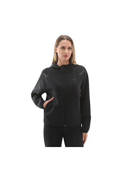 Under Armour A1379842-001 Unstoppable Fleece Fz Kadın Ceket Siyah