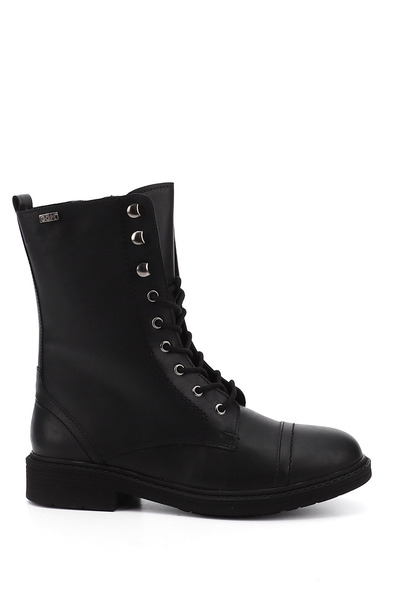 GÖNDERİ(R) Жіночі чорні черевики на гумовій підошві з блискавкою