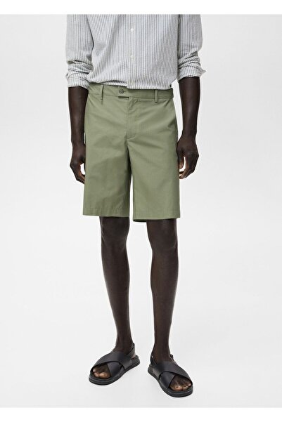 MANGO Man Şort  Nane Yeşili