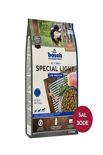 Bosch Special Light Extra Düşük Kalorili Yetişkin Köpek Maması 2,5 Kg