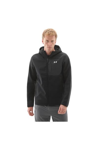 Under Armour Siyah Erkek Kapüşon Yaka Normal Kalıp Zip Ceket 1371587-002 SHIE...