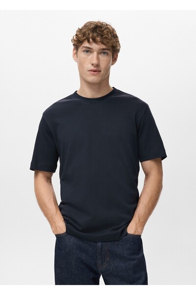 MANGO Man Medium weight regular fit tişört