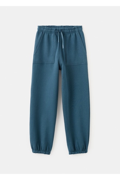 MANGO Kids Pamuklu jogger pantolon