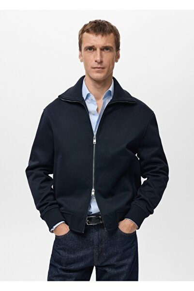 MANGO Man Fermuarlı sweatshirt