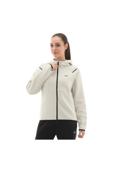 Under Armour A1379842-110 Unstoppable Fleece Fz Women's Jacket Cream