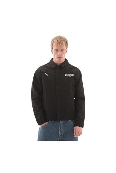Puma 632749-01 Jachetă Ferrari Lifestyle pentru bărbați, neagră