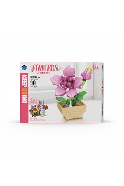 GNR Market Construction Game Set Flower in Pot Model 5