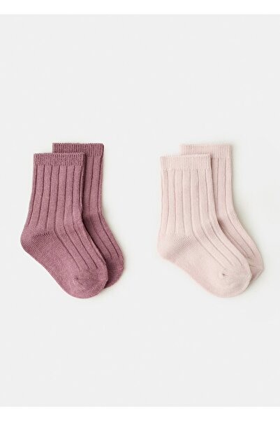 MANGO Baby 2'li dizüstü lastikli çorap