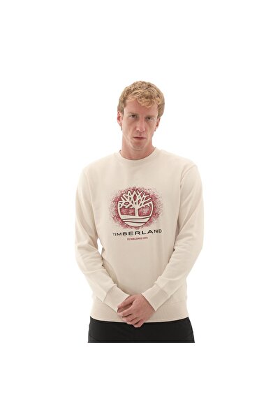 Timberland B0A5Mc7Efl1-R Front Seasonal Tree Logo Graphic Crewnec Men's Sweat...