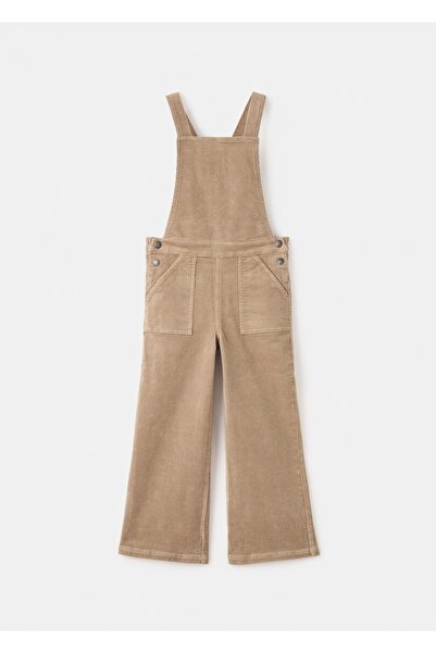 MANGO Kids Langer Samt-Jumpsuit