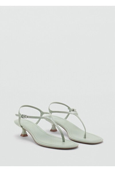 MANGO Woman Kitten topuklu bantlı sandalet