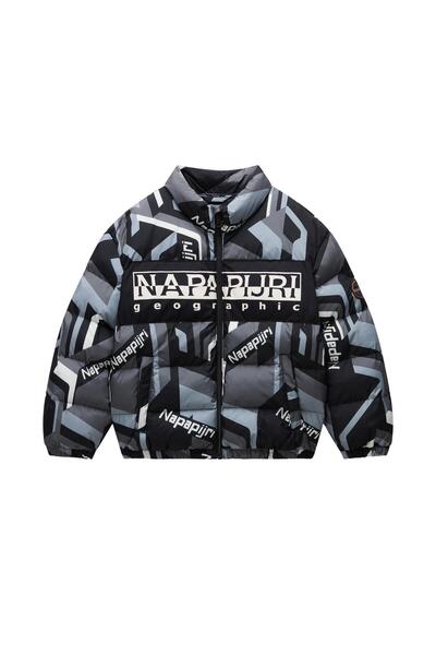 Napapijri P0A88ZHFZN1-R K A-Prımıero Aop &amp;Ccedil;ocuk Mont Siyah