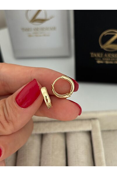 Butik XUping 14K Halka Küpe çap 1.1cm