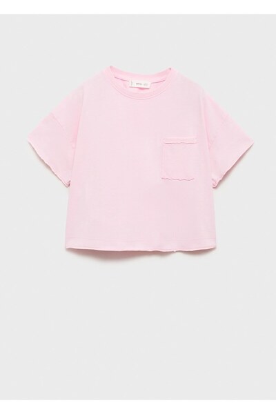 MANGO Kids Μπλουζάκι με κομμένο μέτωπο